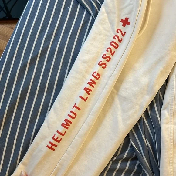 NWOT Helmet Lang x Surf Lodge collaboration sweat pants - Picture 2 of 6